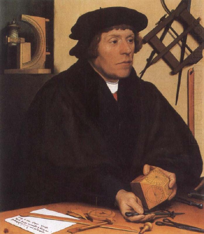 HOLBEIN, Hans the Younger Portrait of Nikolaus Kratzer,Astronomer china oil painting image